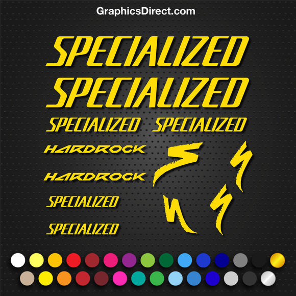 Specialized Hardrock Graphics Set. (119)