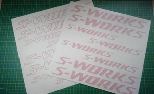 Two Specialized S-Works Sets To Make A Custom Frame.