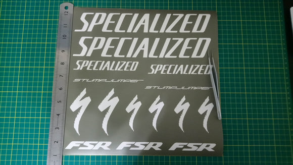 Specialized Stumpjumper FSR Bike Graphics Stencil Set.