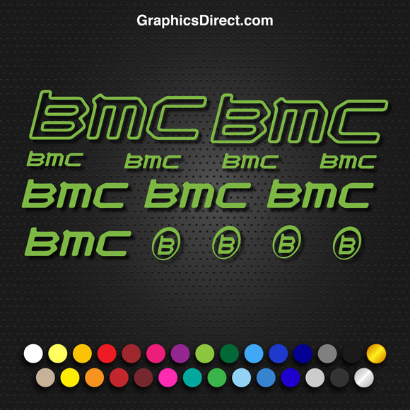 BMC Vinyl Replacement Decal Sticker Sets.
