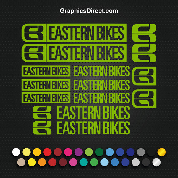 Eastern Bikes Vinyl Replacement Decal Sticker Sets.