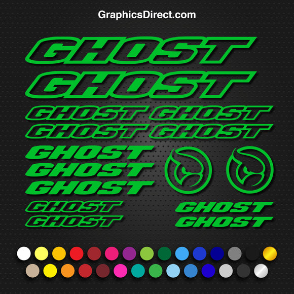 Ghost Vinyl Replacement Decal Sticker Sets.