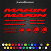 Marin Bike Sticker / Decal Set.