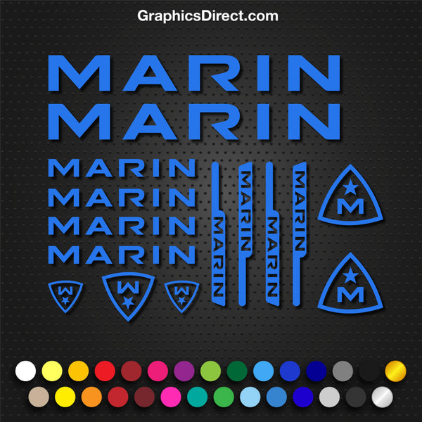 Marin MTB Bike Sticker / Decal Set. (101)