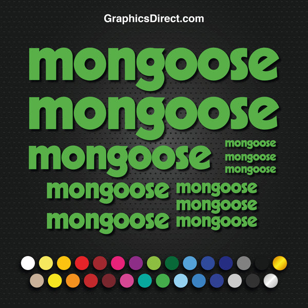 Mongoose Graphics Set Photo (EB012)