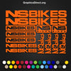 NSbikes Sticker Set V2