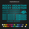 Rocky Mountain Graphics Set Photo (EB017)