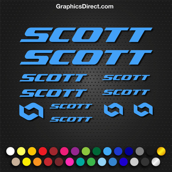 Scott Bike Sticker / Decal Set.