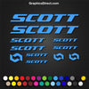 Scott Bike Sticker / Decal Set.