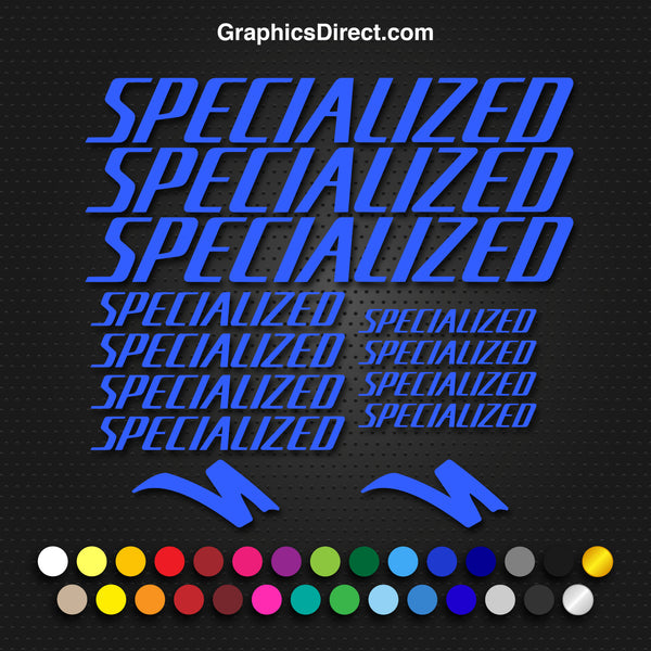 Specialized Vinyl Decals Stickers x13 MTB Road Cycling Bike