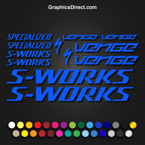 Specialized S-Works Venge Bike Decal Graphic Set V2 Photo
